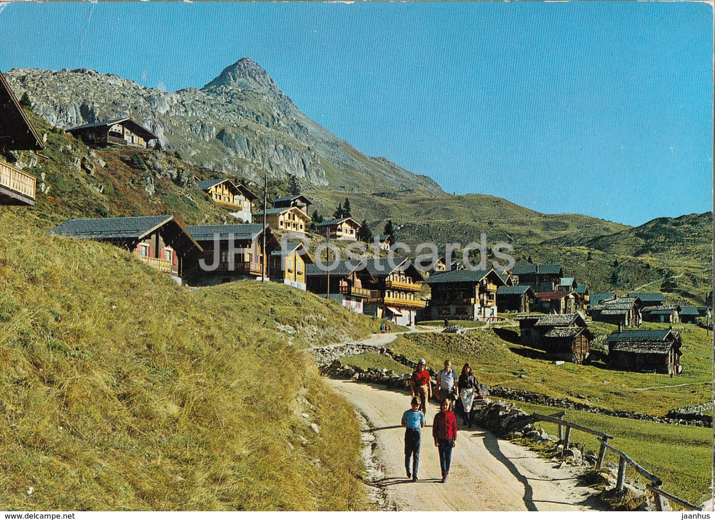 Bettmeralp 1930 - Wallis - Bettmerhorn - 44938 - Switzerland - used - JH Postcards