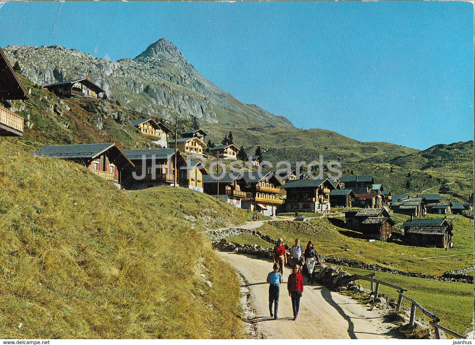 Bettmeralp 1930 - Wallis - Bettmerhorn - 44938 - Switzerland - used - JH Postcards
