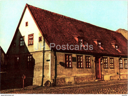 Liepaja - House of Peter I at 24 Sudmalis street - 1963 - Latvia USSR - unused - JH Postcards