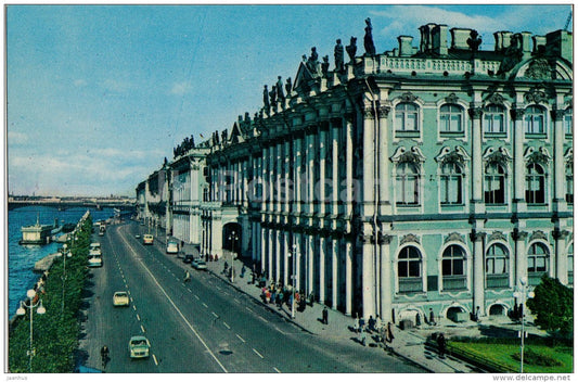 The Hermitage - Leningrad - St. Petersburg - 1967 - Russia USSR - unused - JH Postcards