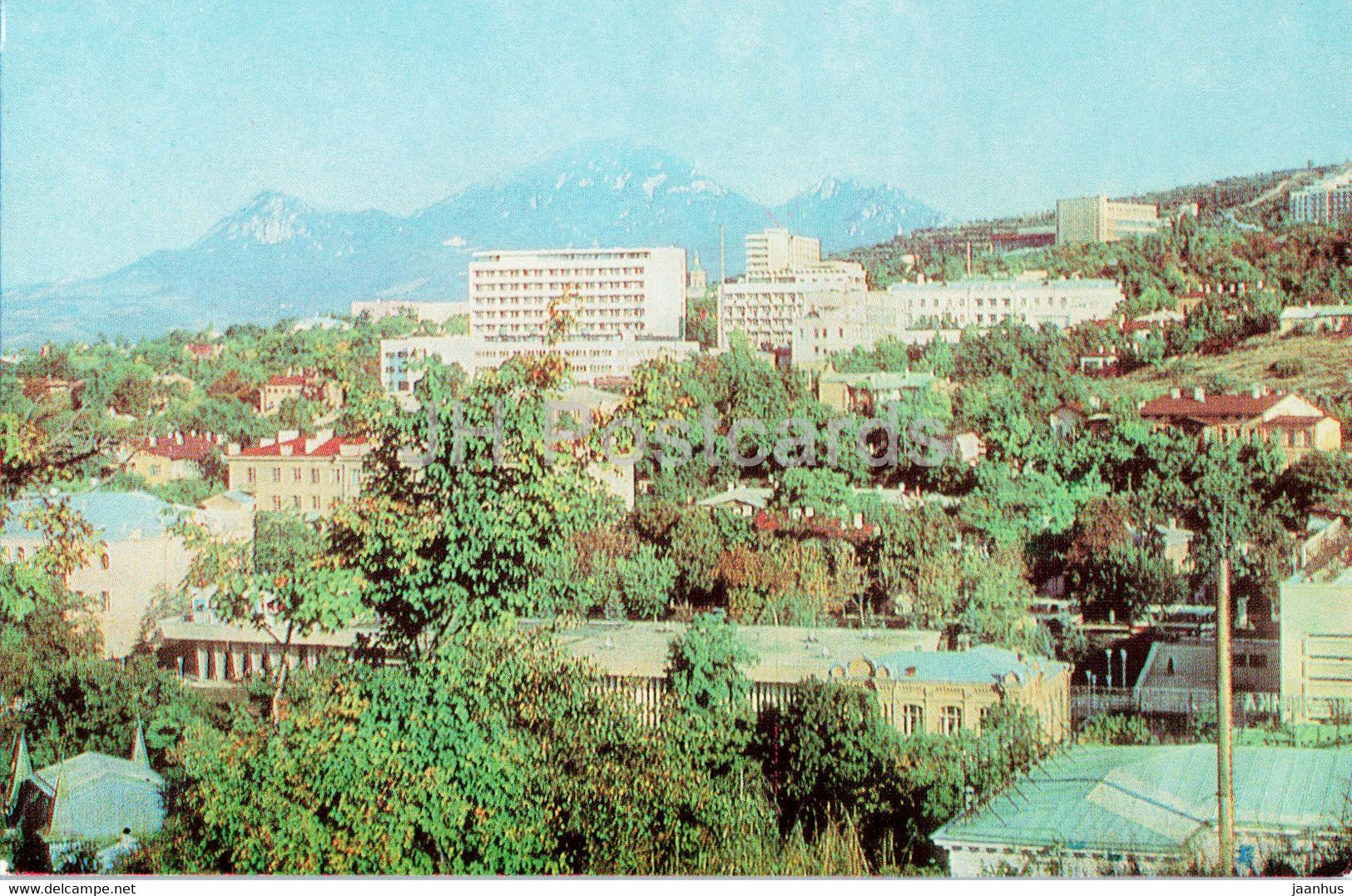 Pyatigorsk - View at the town from Goryachaya hill - 1982 - Russia USSR - unused - JH Postcards