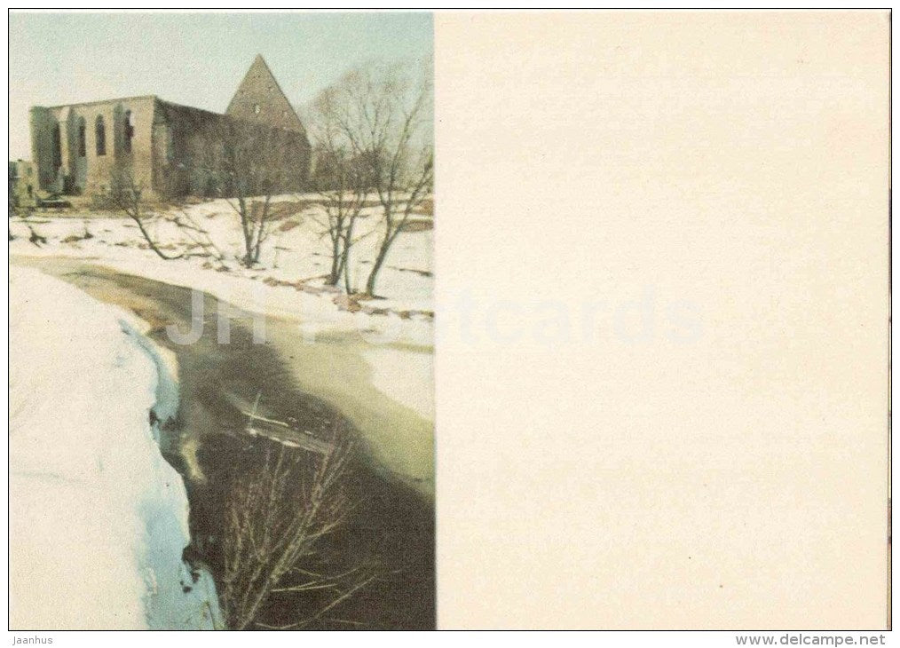 The ruins of St. Brigitta´s monastery - Tallinn - 1970 - Estonia USSR - unused - JH Postcards