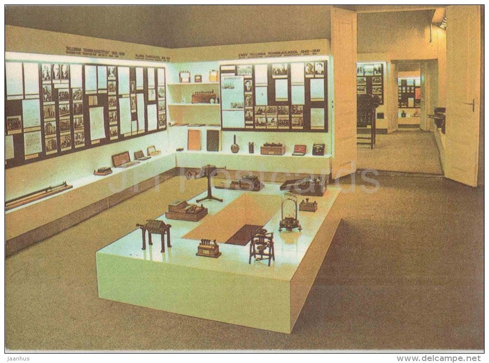 The Museum - Tallinn Technical University - 1986 - Estonia USSR - unused - JH Postcards