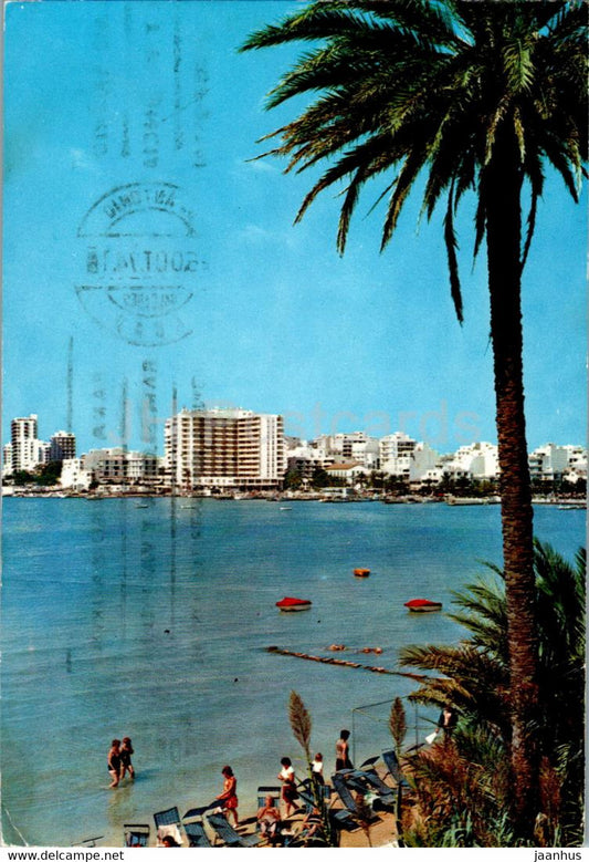 San Antonio Abad - Vista Parcial - Ibiza - 389 - 1974 - Spain - used - JH Postcards