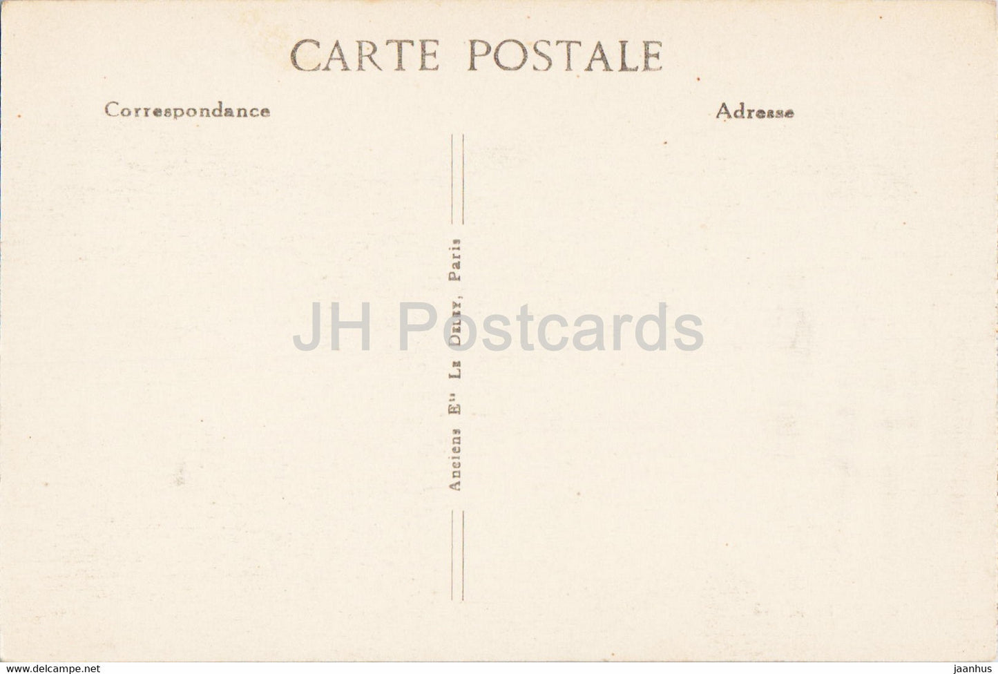 Le Havre - L'Hotel de Ville et le Jardin - 141 - alte Postkarte - Frankreich - unbenutzt