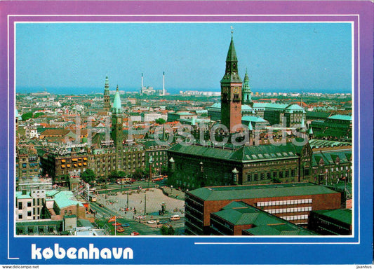 Copenhagen - Kobenhavn - Town Hall Square - Radhusplads - 2000-64 - Denmark - unused - JH Postcards