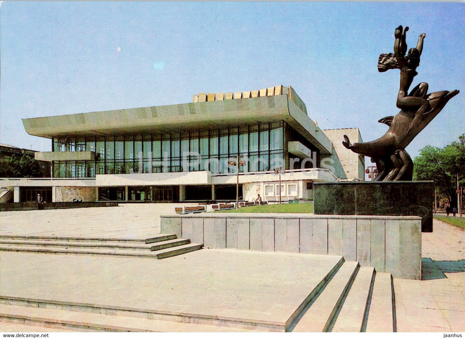Odessa - Theatre of Musical Comedy - postal stationery - 1983 - Ukraine USSR - unused - JH Postcards