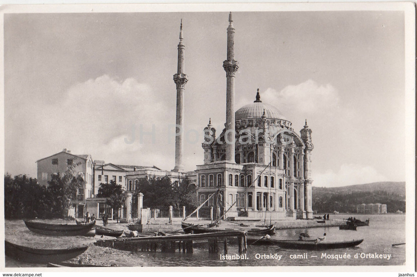 Istanbul - Mosquee d'Ortakeuy - old postcard - Turkey - unused - JH Postcards