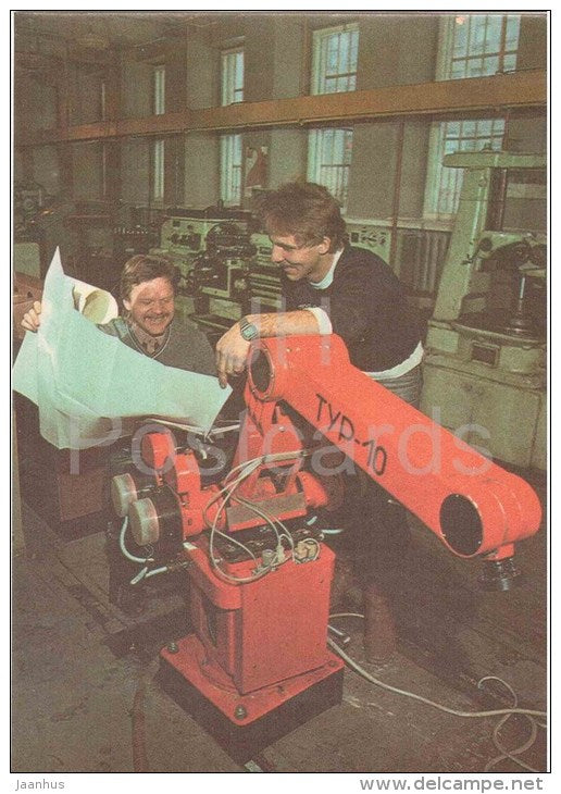 Robot Technology - engineer - Tallinn Technical University - 1986 - Estonia USSR - unused - JH Postcards