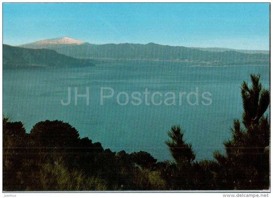 Lo Stretto di Messina con l´Etna ammantata - Palmi - Reggio Calabria - Calabria - 14616/C - Italia - Italy - unuse - JH Postcards