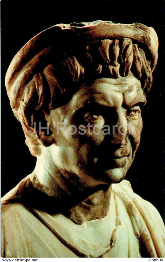 Portrait Head of a Priest - Aphrodisisas - Aydin - ancient world - Turkey - unused - JH Postcards
