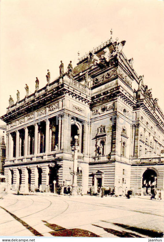 Praha - Prague - Narodni Divadlo - National Theatre - old postcard - Czech Republic - Czechoslovakia - unused - JH Postcards