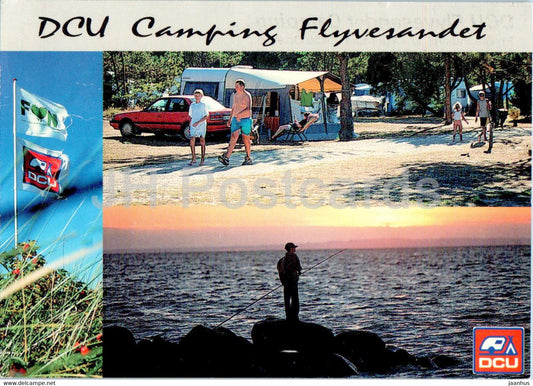DCU Flyvesandet Camping - Denmark - used - JH Postcards