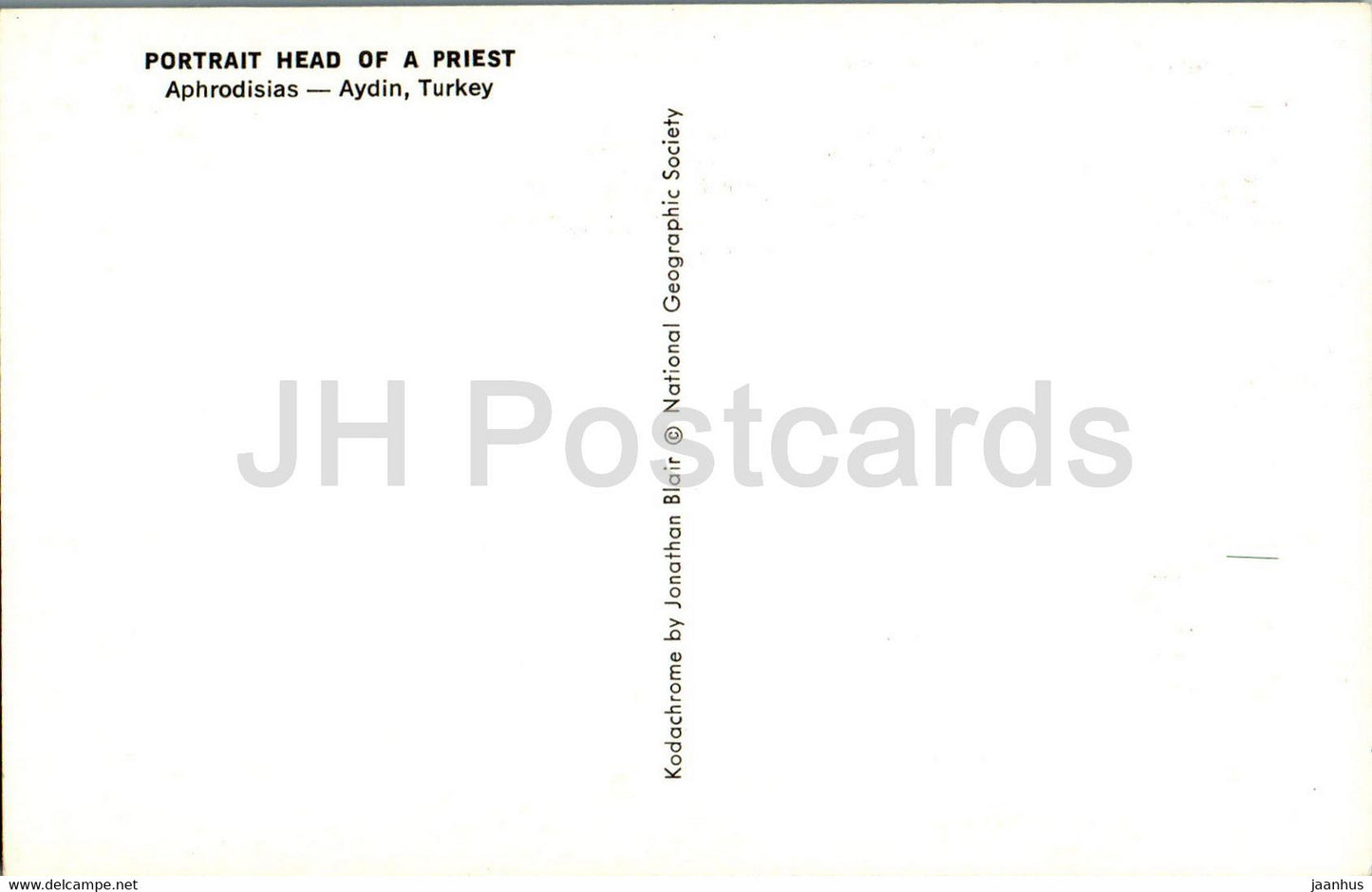 Portrait Head of a Priest - Aphrodisisas - Aydin - ancient world - Turkey - unused