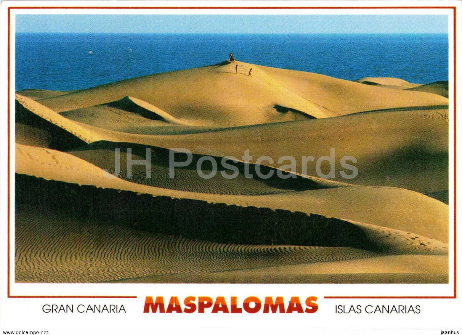 Dunas de Laspalomas - Gran Canaria - dunes - Spain - used - JH Postcards