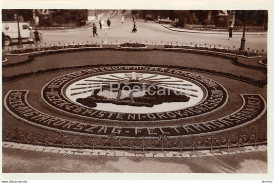 Budapest - Szabadsagteri parkreszlet - Freiheitsplatz - Parkpartie - old postcard - Hungary - unused - JH Postcards