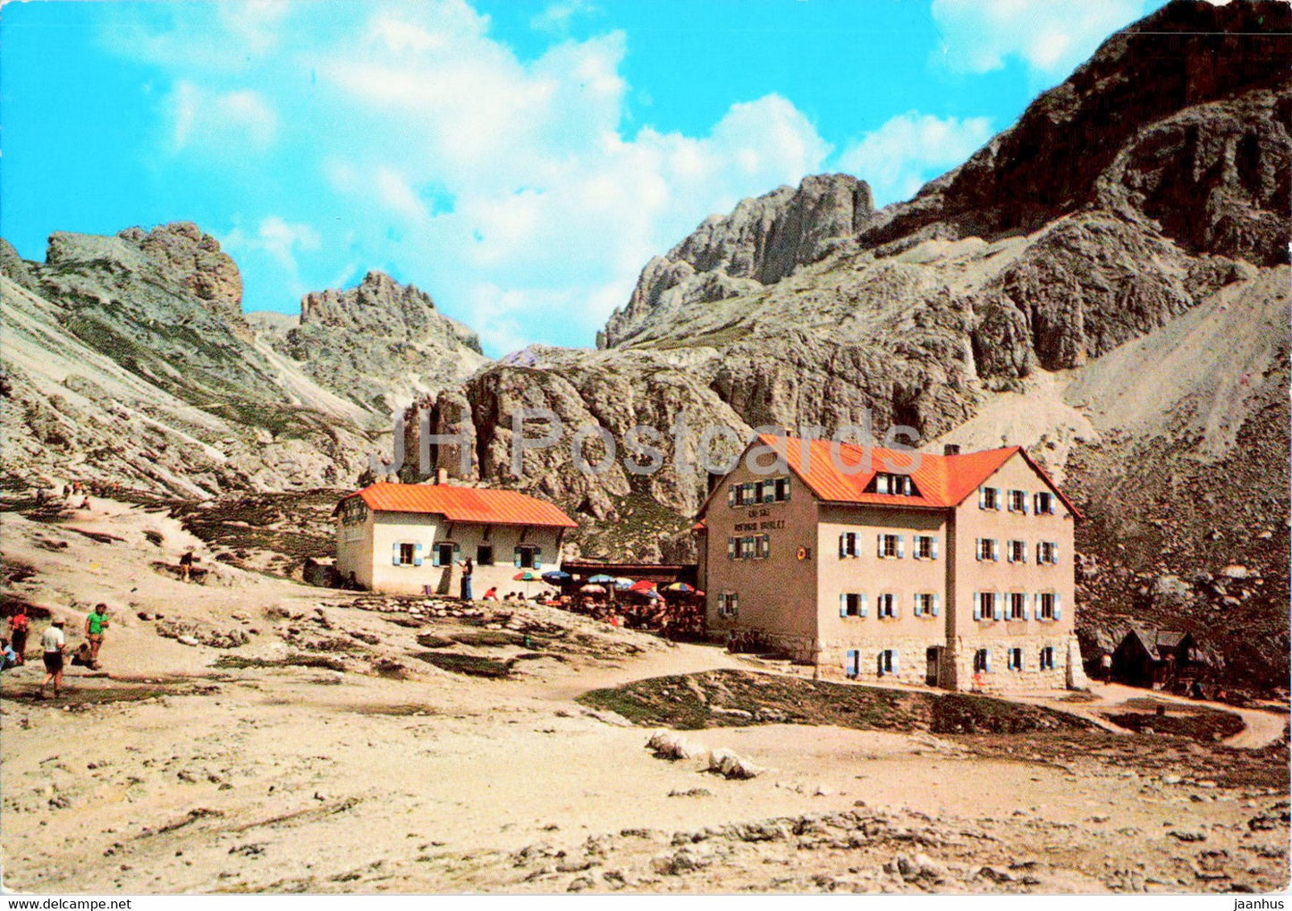 Dolomiti del Catinaccio - Rifugio Vajolet - 1983 - Italy - used - JH Postcards