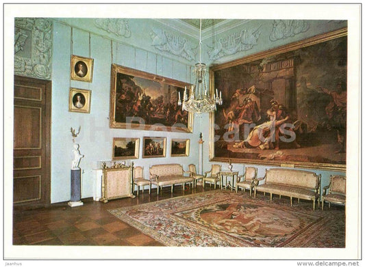 Saloon - Arkhangelskoye Palace - 1977 - Russia USSR - unused - JH Postcards