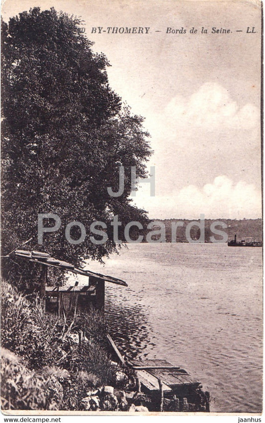 By Thomery - Bords de la Seine - old postcard - 1932 - France - used - JH Postcards