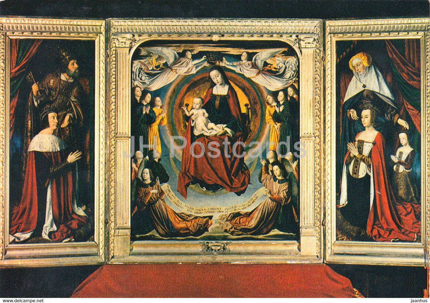 Cathedrale de Moulins - Le Triptyque du Maitre de Moulins - MS 116 - France - unused - JH Postcards