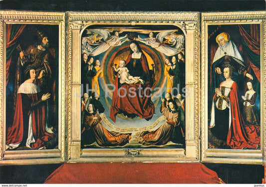 Cathedrale de Moulins - Le Triptyque du Maitre de Moulins - MS 116 - France - unused - JH Postcards