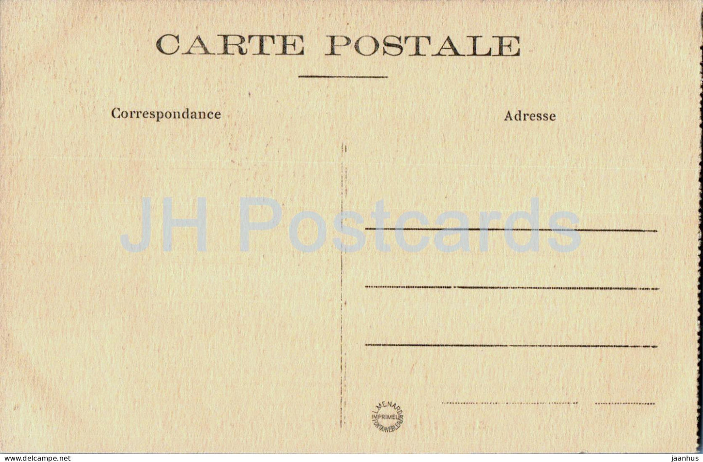 Palais de Fontainebleau - Galerie Henri II - 53 - alte Postkarte - Frankreich - unbenutzt