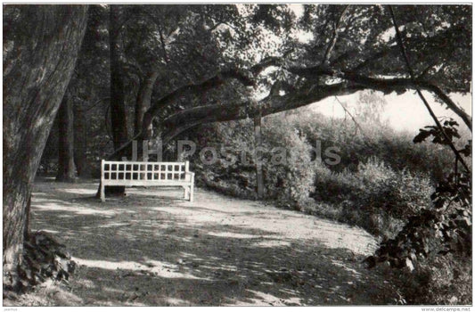 Onegin´s Bench - Trigorskoye - 1987 - Russia USSR - unused - JH Postcards