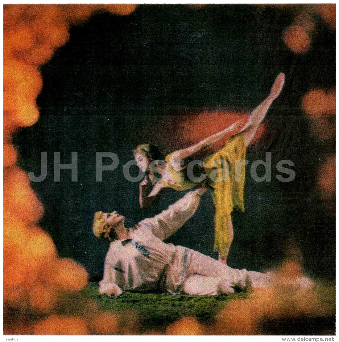 Mavka , A. Gavrilenko - Lukash , L. Klyavin - The Song of the Wood by Skorulsky - Ballet - 1968 - Ukraine USSR - unused - JH Postcards