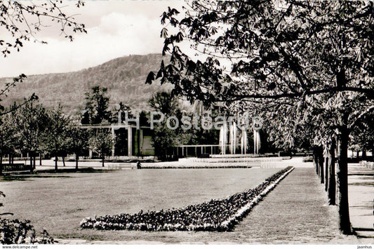 Bad Neunahr - Partie im Kurgarten - old postcard - 1955 - Germany - used - JH Postcards