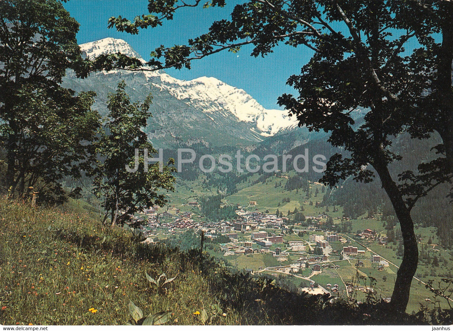 Leukerbad 1401 m - Loeche les Bains - Rinderhorn - Balmhorn - 50805 - 1972 - Switzerland - used - JH Postcards