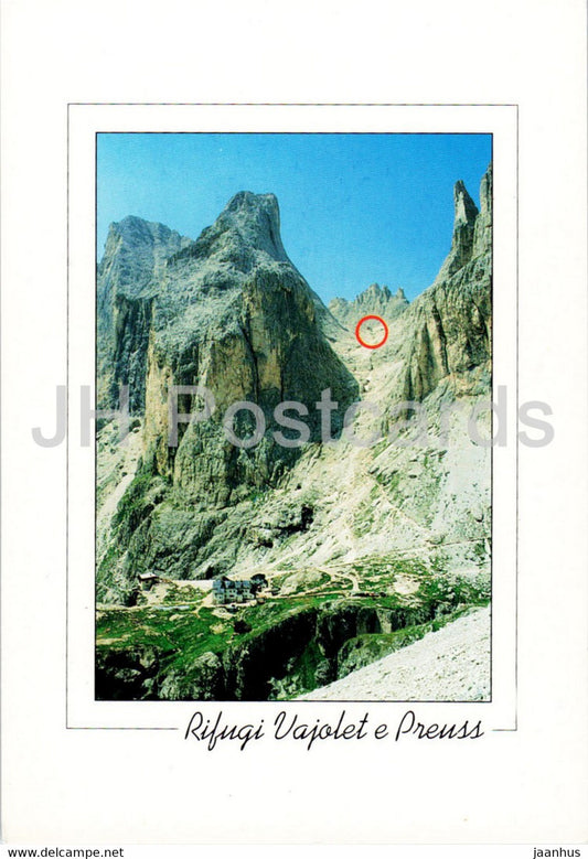 Rifugi Vajolet e Preuss - Dolomiti del Catinaccio - Italy - unused - JH Postcards