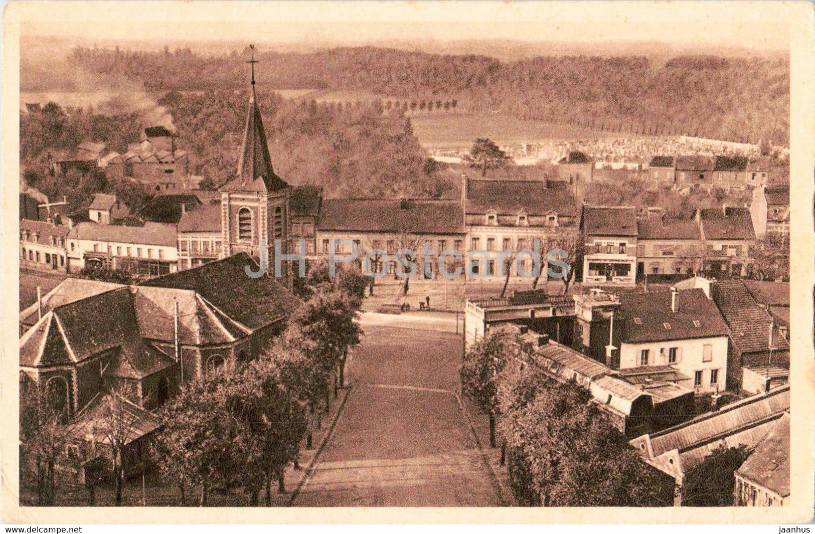 Raismes - Vue Panoramique - old postcard - France - used - JH Postcards