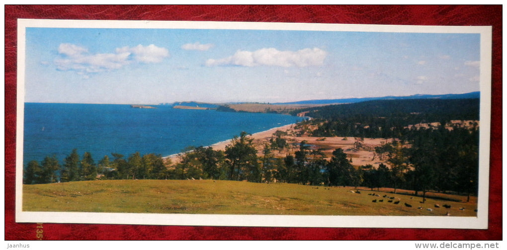 Olkhon Isle - on Lake Baikal - 1975 - Russia USSR - unused - JH Postcards