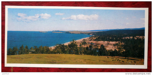 Olkhon Isle - on Lake Baikal - 1975 - Russia USSR - unused - JH Postcards