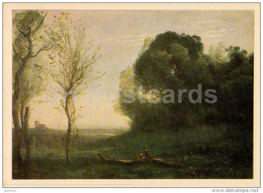 painting by Camille Corot - Matin - French art - 1975 - Russia USSR - unused - JH Postcards