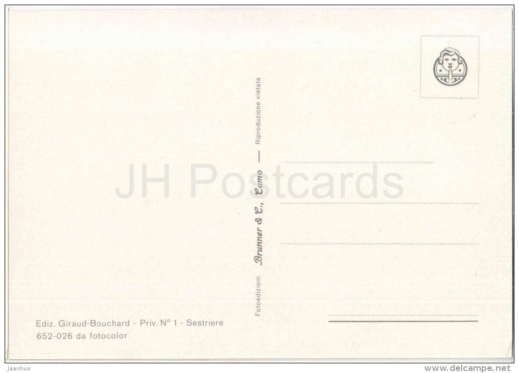 Saluti dal Sestriere - cable car - mountains - Torino - Piemonte - Italia - Italy - unused - JH Postcards