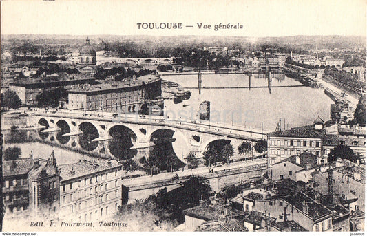 Toulouse - Vue Generale - old postcard - France - unused - JH Postcards