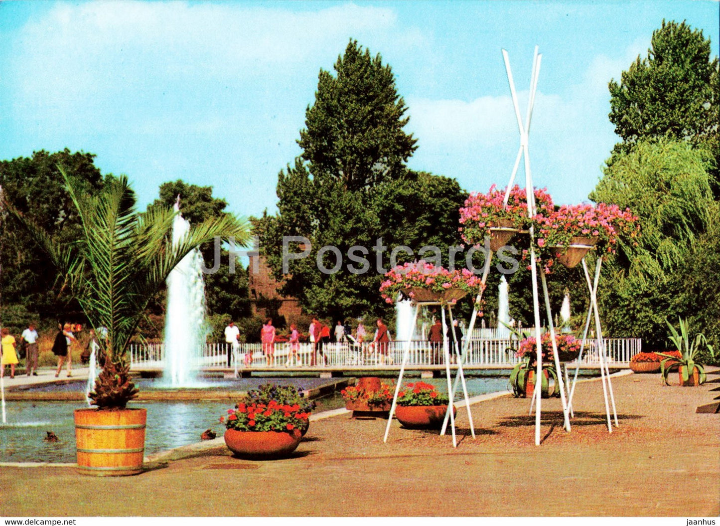 Iga Erfurt - An der Wasserachse - Germany DDR - unused - JH Postcards
