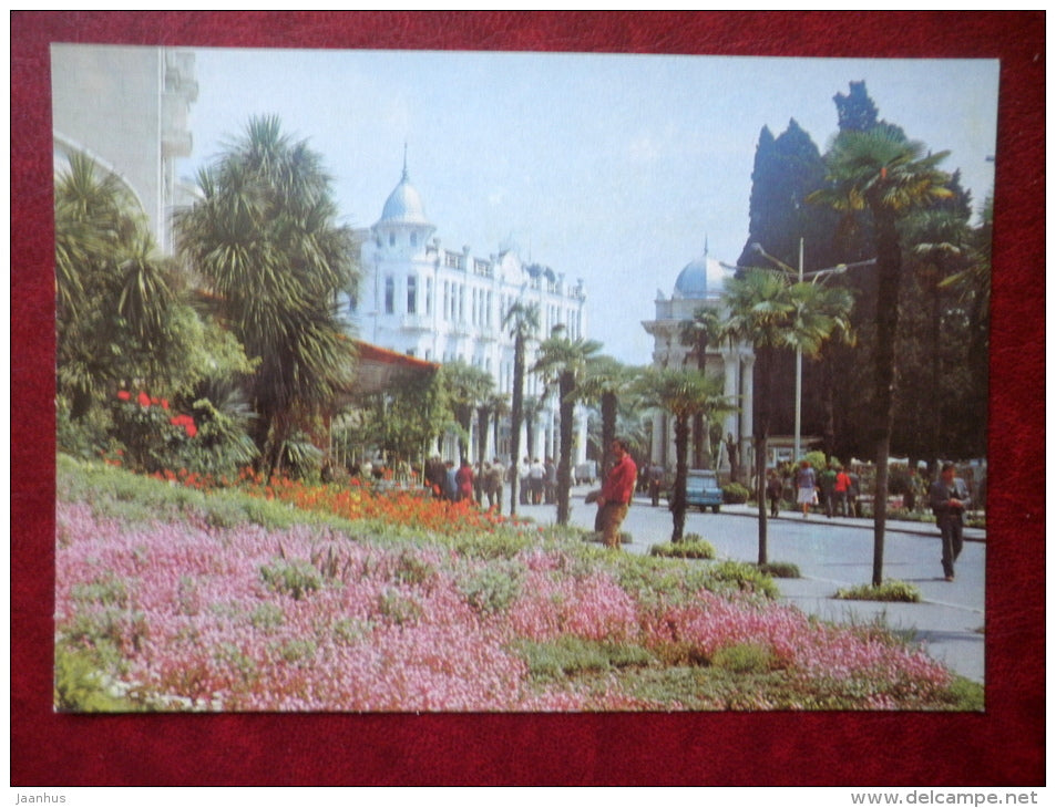 Rustaveli Prospekt - Sukhumi - Abkhazia - 1983 - Georgia USSR - unused - JH Postcards