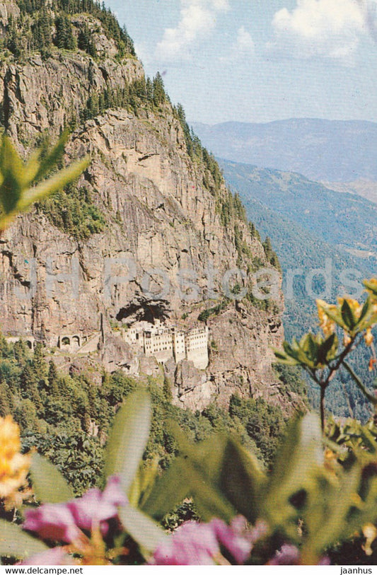 Monastery of St Mary - Sumela -Trabzon - Macka - 1987 - Turkey - used - JH Postcards
