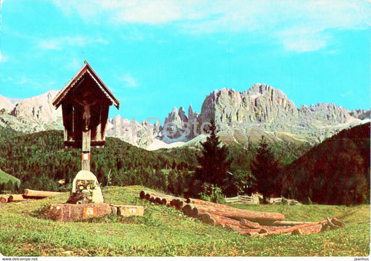 Dolomiti - Il Catinaccio - Rosengarten - 1979 - Italy - used - JH Postcards