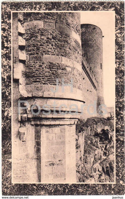 Chateau de Fougeres - Vitre Fougeres Mont St Michel - castle - old postcard - France - unused - JH Postcards