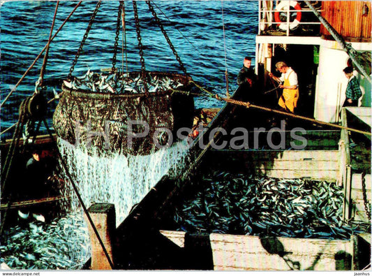 From the herring fishery - fishing ship - F-2152 - Norway - used