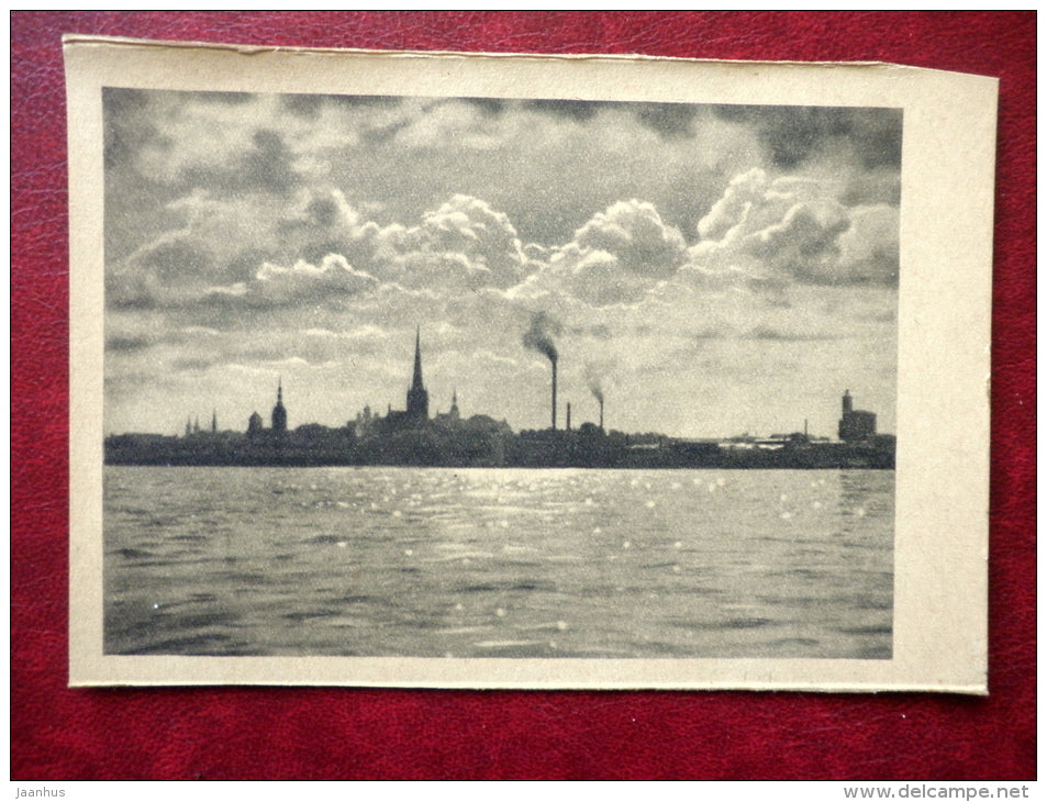 Tallinn panorama - Old Town - Tallinn - nr 124 - 1920s-1930s - Estonia - unused - JH Postcards