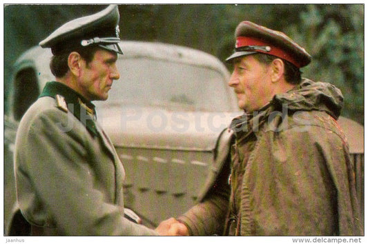 Front line - actor I. Ledogorov , V. Tikhonov - Movie - Film - soviet - 1978 - Russia USSR - unused - JH Postcards
