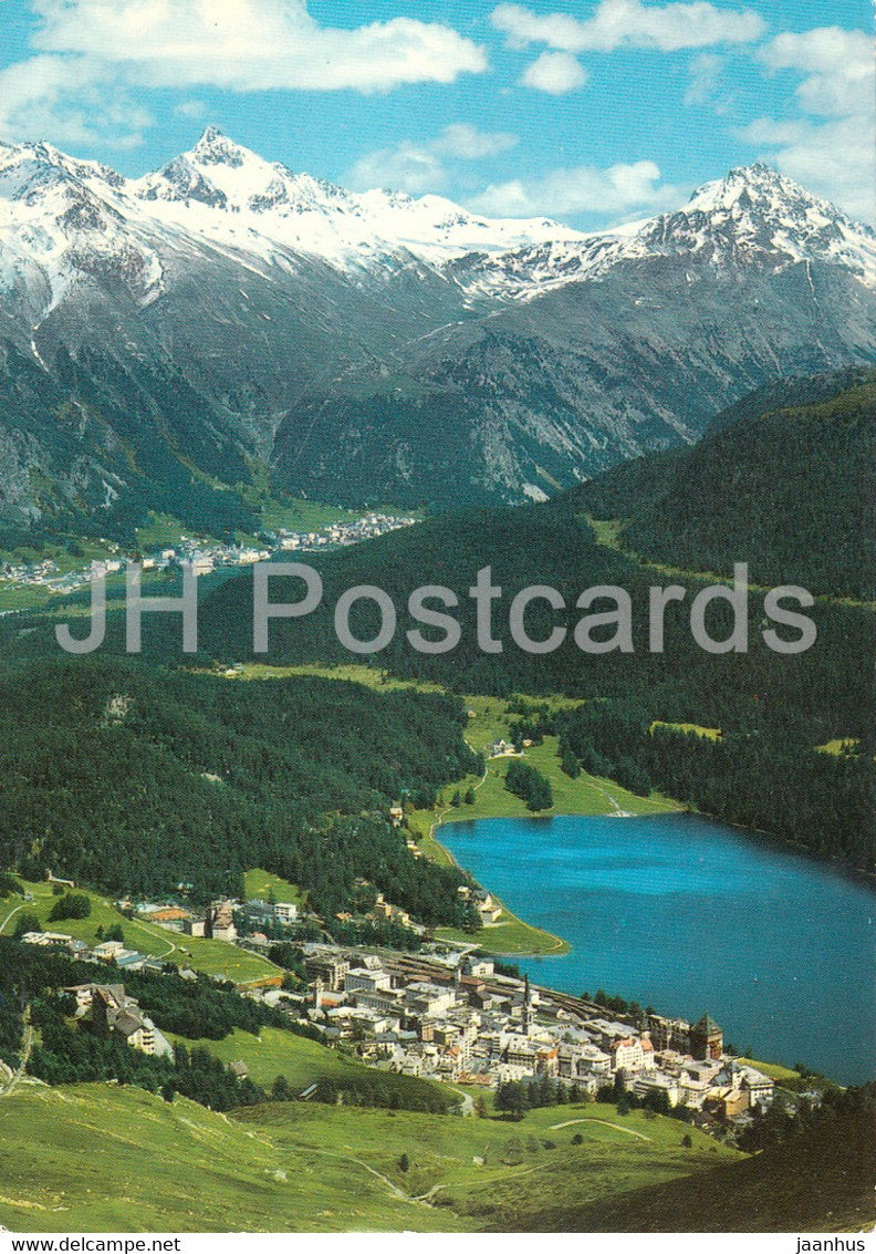 St Moritz - Blick von der Corviglia - 20 - 1974 - Switzerland - used - JH Postcards