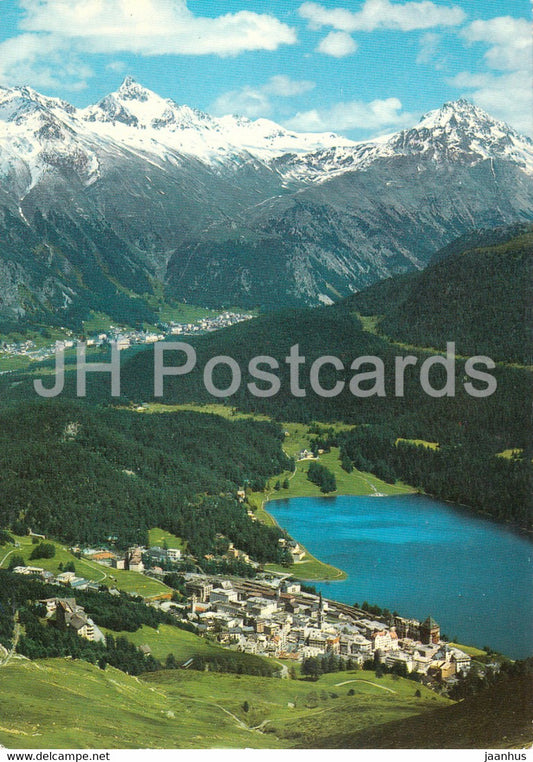 St Moritz - Blick von der Corviglia - 20 - 1974 - Switzerland - used - JH Postcards