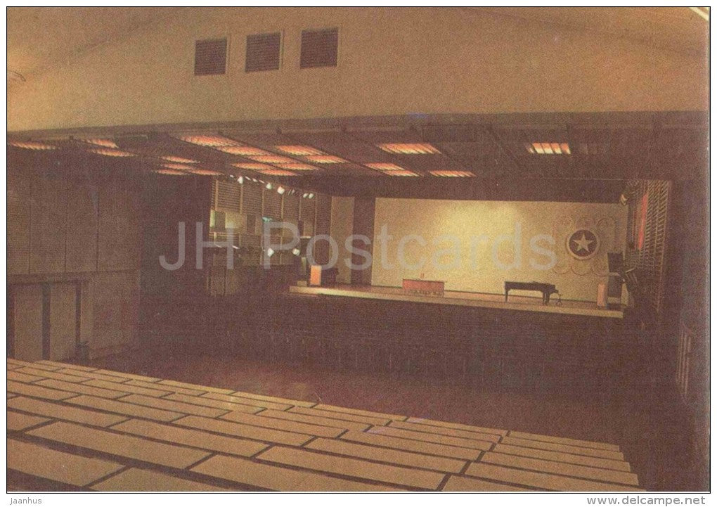 Assembly Hall of the University - Tallinn Technical University - 1986 - Estonia USSR - unused - JH Postcards