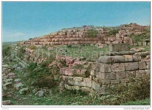 Tempio Ara della Regina , Civita Etrusca - temple - Tarquinia - Viterbo - Lazio - 1625 - Italia - Italy - unused - JH Postcards