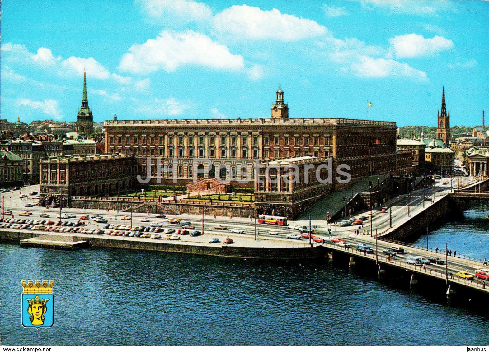 Stockholm - Royal Palace - Sweden - used - JH Postcards